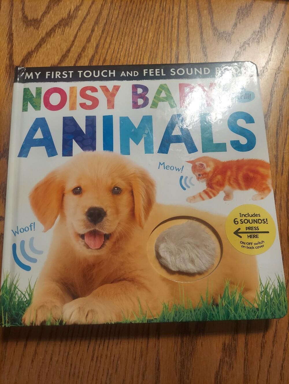 Noisy Baby Animals: My First Touch and Feel Sound Book (Tiger Tales)